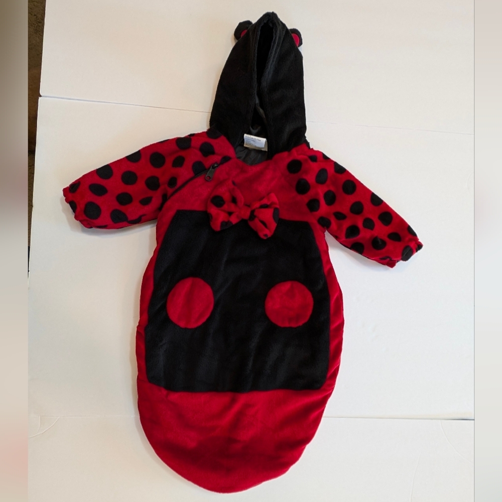 Ladybug Halloween Infant Costume.